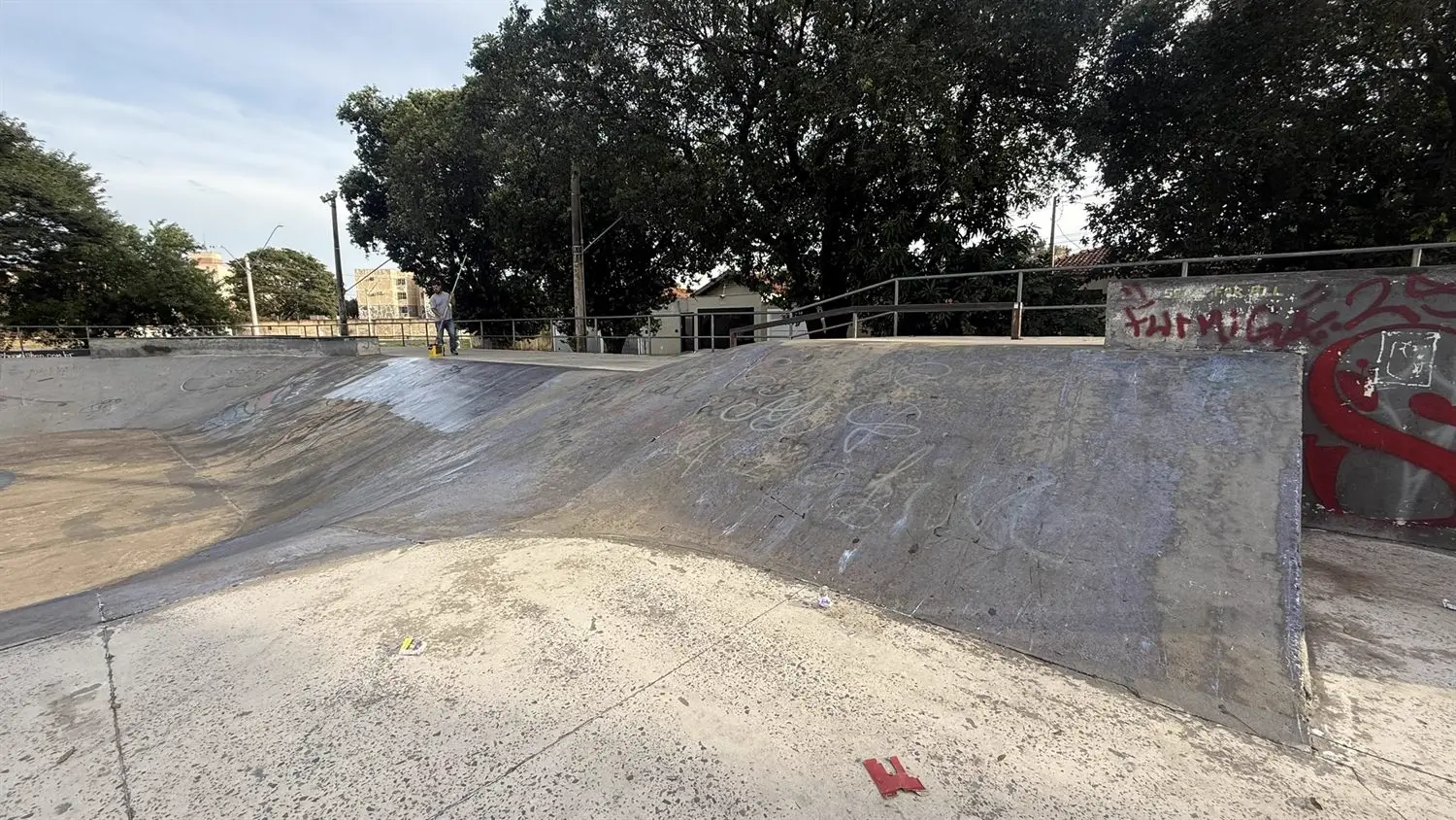Quarter com o grafite SK8